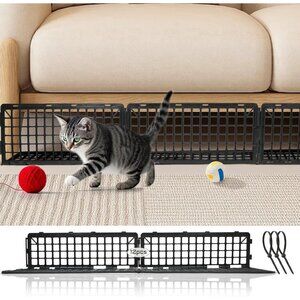 12 PCS under Couch Blocker, under Bed Blocker for Pets, under Couch Toy Blocker,